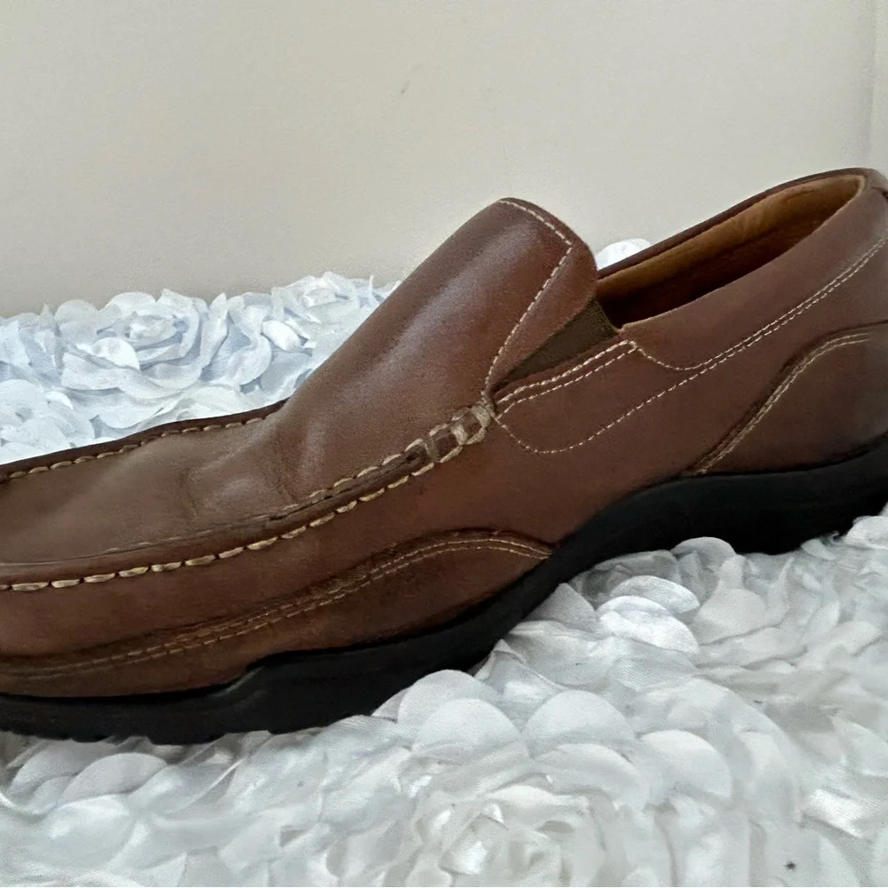 Cole Haan Hughes Grand OS Men's‎ Venetian Leather Loafer Brown C20244 Sz 9M
